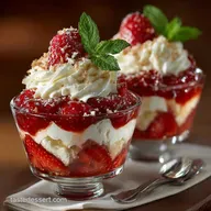 The Wimbledon Winner Luxurious Strawberries and Cream Parfaits