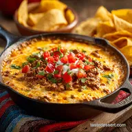 Cowboy Queso Loaded Beef and Velveeta Cheese Dip Recipe