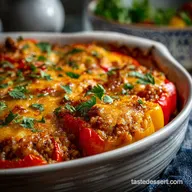 Stuffed Pepper Casserole Recipe The Easiest Cheesy Deconstructed Bake