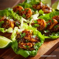 Shrimp Lettuce Wraps Quick Zesty GingerLime Recipe 25 Min
