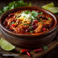 Effortless Slow Cooker Chicken Taco Chili Easy Healthy Dinner Recipe