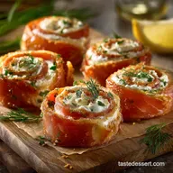 Effortless Smoked Salmon Pinwheels with Cream Cheese Dill