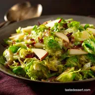 Fall Brussels Sprout Salad with Apples: Crisp, Easy, Flavor-Packed