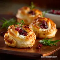 Cranberry Cream Cheese Appetizer Bites Puff Pastry Orange Twist