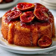 Fig Upside Down Cake with Fresh Figs