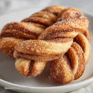 Flaky and Delicious Cinnamon Twist Youll Love with Sugar Glaze in 20 Minutes: Crispy Baked