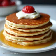 Easy Greek Yogurt Pancakes Recipe Fluffy Thick Tangy Breakfast