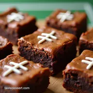 Game Day Touchdown Football Field Brownie Bars