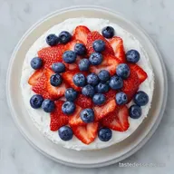 Fresh Berry Patriotic Cake in 1 Hour
