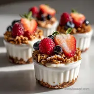 Frozen Yogurt Granola Cups: Tangy & Shatter Crisp
