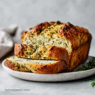Garlic Herb Parmesan Sourdough Bread with 10 Servings