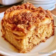 German Apple Cake with Streusel