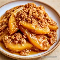 Ginger Pear Crisp with Maple Syrup