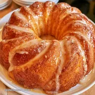 Glazed Spice Bundt Cake for 14 Slices