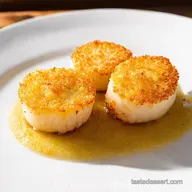 Golden Crispy Baked Scallops are buttery Quick Easy Panko Recipe