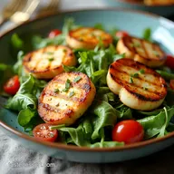 Grilled Halloumi Salad A Pin van Daniel Tounto op Summer Dream