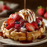 Healthy 4Ingredient Waffles The HighProtein Blender Recipe