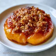 Single Serve Healthy Peach Crisp
