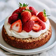 Healthy Strawberry Oat Cake: Nutrient-Dense