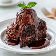 Homemade Chocolate Ice Cream Cake: Rich