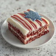 Homemade Flag Cake from Scratch: Fluffy