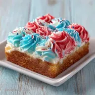 Homemade Patriotic Sheet Cake for 20