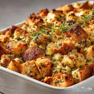 Homemade Stuffing Recipe: Classic Sage and Thyme Bread Stuffing