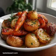 Christmas Side Dishes: Crispy Potatoes & Honey Carrots
