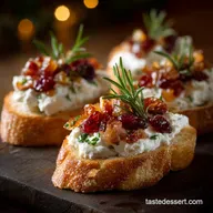 Italian Christmas Appetizers: Easy Whipped Ricotta Crostini Recipe