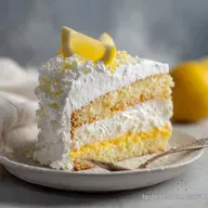 Italian Lemon Cream Cake Recipe in 55 Minutes