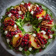 Christmas Salad: Sweet Fruits & Winter Greens