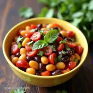 Kidney Bean Fiesta Salad Sunshine in a Bowl