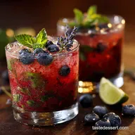 Blueberry Mojitos with Lavender Syrup A Sophisticated Summer Cooler