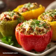 Turkey Stuffed Peppers: Healthy Lean Weeknight Comfort Food