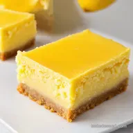 Lemon Cheesecake Bars An Easy Tangy Slice of Bliss
