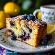 Lemon Blueberry Coffee Cake Gluten-Free Ready in 1 Hour