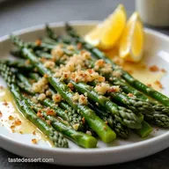 The Best Baked Asparagus with Lemon Butter and Parmesan