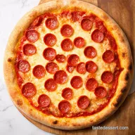 Light Crispy 6 WW Point Tortilla Pepperoni Pizza