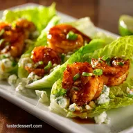 LowCarb Buffalo Shrimp Lettuce Wraps: Ready in 18 Minutes!