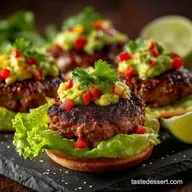 Proper LowCarb Guacamole Burgers on Lettuce Buns Keto Friendly