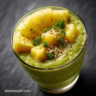 Mango Banana Hemp Seed Green Smoothie: Healthy 5-Minute Tropical Dynamo