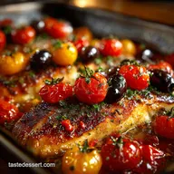 Baked Fish with Cherry Tomatoes My Mediterranean GoTo