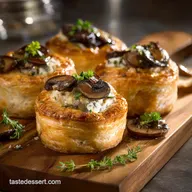 Mini Wild Mushroom and Goat Cheese Pies RestaurantQuality Recipe