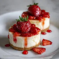 Mini Strawberry Cheesecakes No-Bake Ready in 30 Min