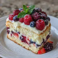 Trifles with Angel Food Cake: Creamy