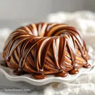Chocolate Swirl Mousse Bundt Cake for 14 Servings