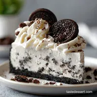 The Best No Bake Oreo Cheesecake Recipe with Whipped Cream - No-Bake Method
