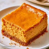 No Bake Pumpkin Cheesecake Bars: Creamy