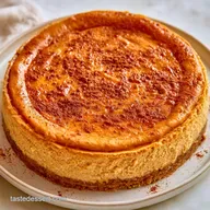 No Crust Pumpkin Cheesecake: Creamy