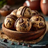 Edible Chocolate Chip Cookie Dough Footballs NoBake Game Day Dessert